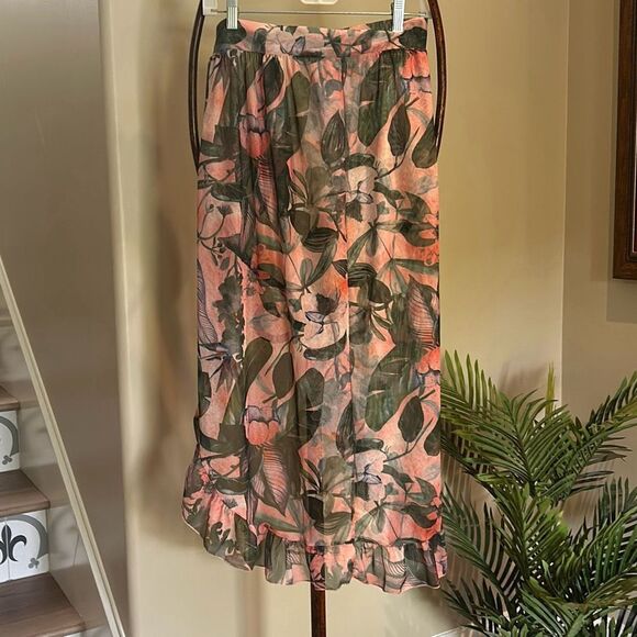 Rainforest Print Sarong Swim Coverup - Picture 5 of 6